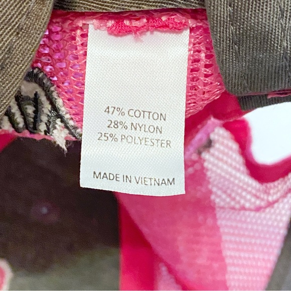 Richardson 112 Virgin Islands Castaway Tour Co Trucker Cap SnapBack Hat Pink Gry - Picture 10 of 16